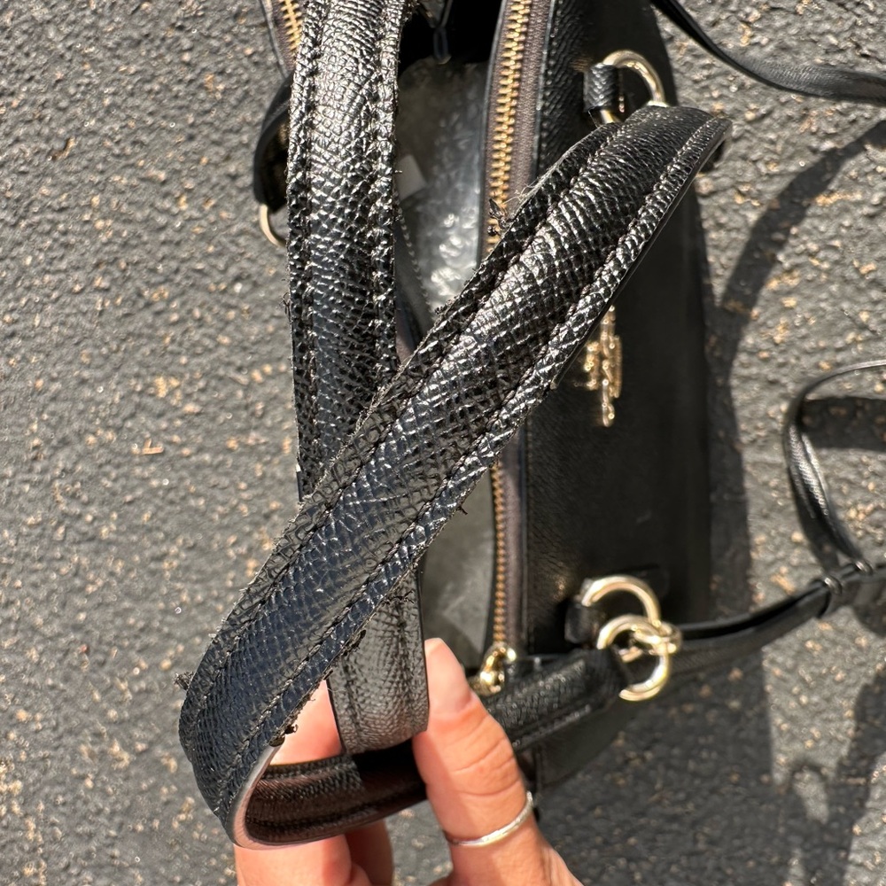 Coach Black Leather Crossbody Bag - Picture 7 of 7